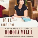 Spotkanie z Dorotą Milli plakat