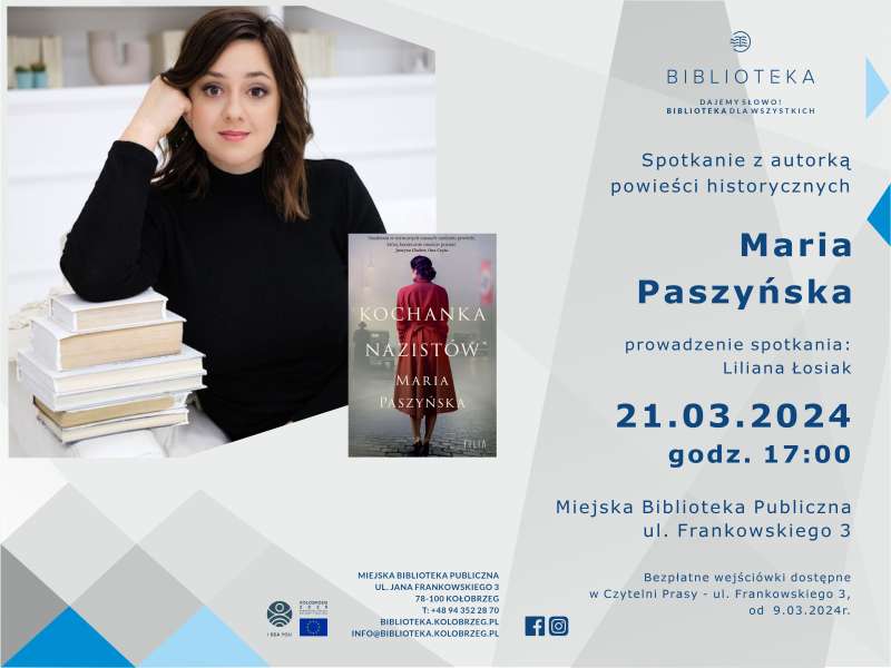 Spotkanie autorskie - Maria Paszyńska