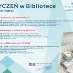 Program wydarzeń w Bibliotece styczeń 2025