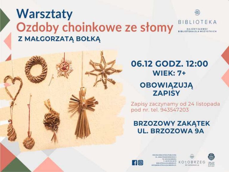 Warsztaty ozdoby choinkowe