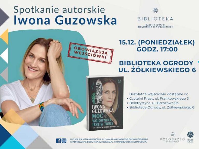 Spotkanie autorskie - Iwona Guzowska