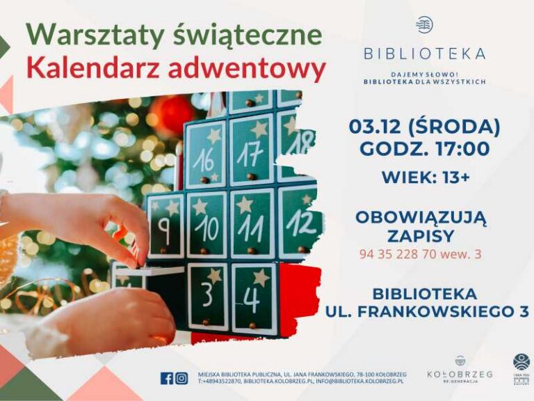 Warsztaty - kalendarz adwentowy