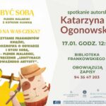 Spotkanie autorskie Katarzyna Ogonowska