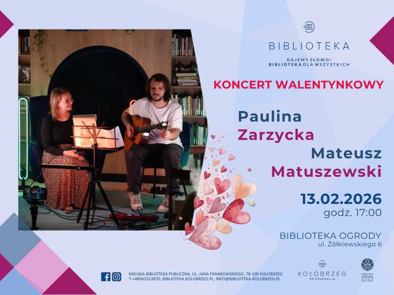 Koncert walentynkowy plakat