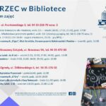 Plakat marzec w Bibliotece - zajęcia