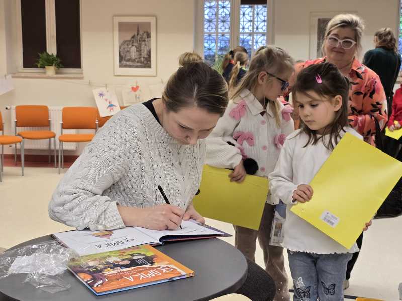 Spotkanie autorskie dla dzieci z Katarzyną Ogonowską
