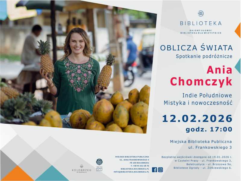 Spotkanie podróżnicze Ania Chomczyk