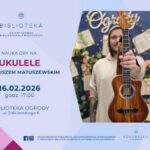 Nauka grania na ukulele plakat