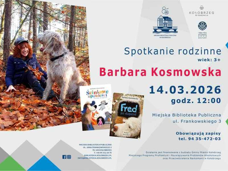Spotkanie rodzinne Barbara Kosmowska plakat