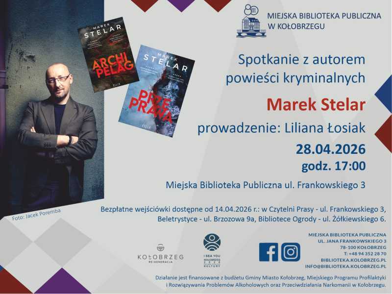 Marek STelar -spotkanie autorskie plakat