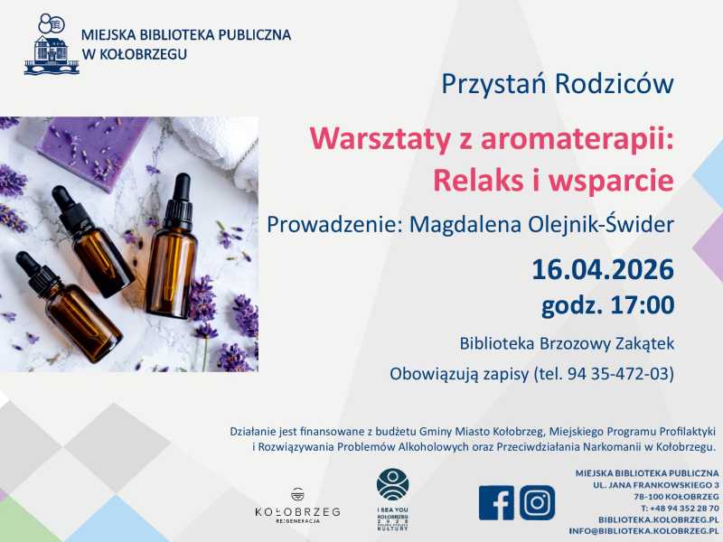 Warsztaty z aromaterapii zapowiedź