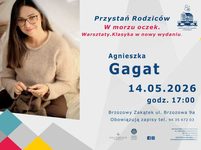 Agnieszka Gagat - warsztaty 14.05.2026 - plakat