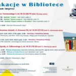 Wakacje w Bibliotece plakat