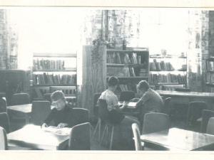 czytelnia w bibliotece