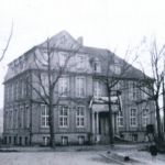 budynek biblioteki po wojnie