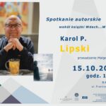 Spotkanie autorskie Karol Lipski
