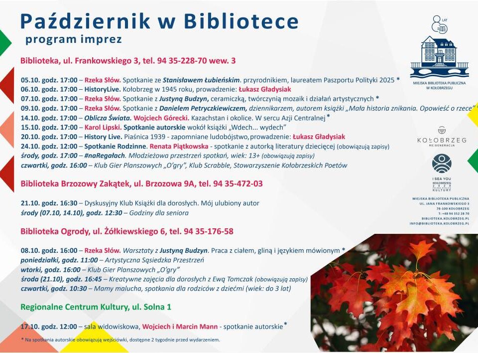 Październik w Bibliotece