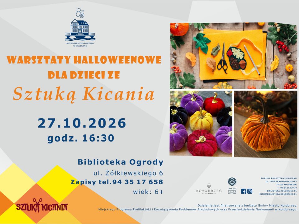 warsztaty dla dzieci, plakat